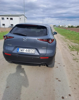 Mazda CX-30 cena 109900 przebieg: 36340, rok produkcji 2021 z Wrocław małe 172